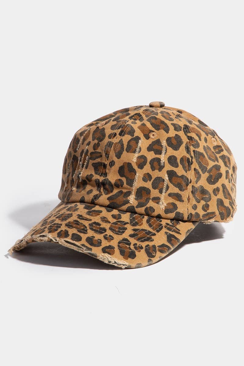 Leopard Print Baseball Cap