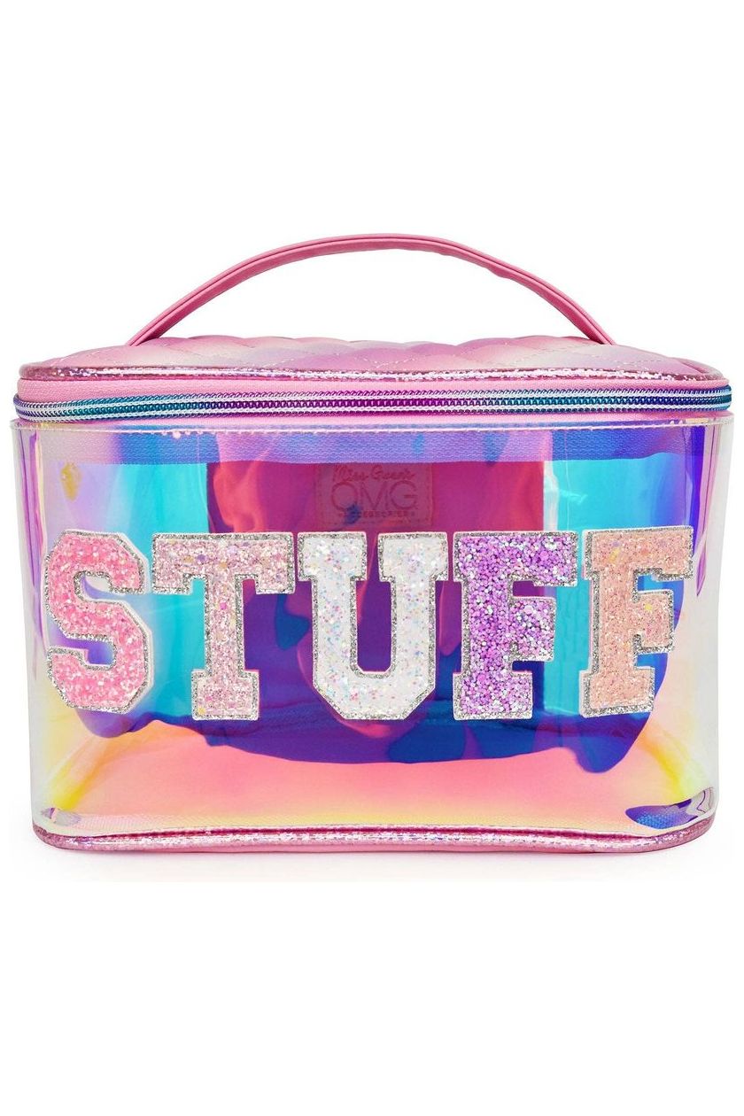 Clear Glazed Glam Bag