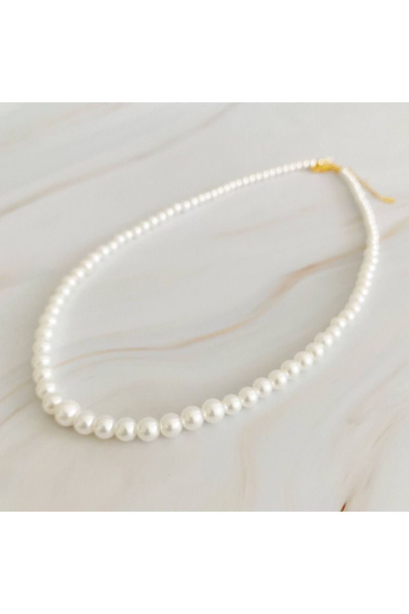 Queen Liz Graduated Pearl Necklace