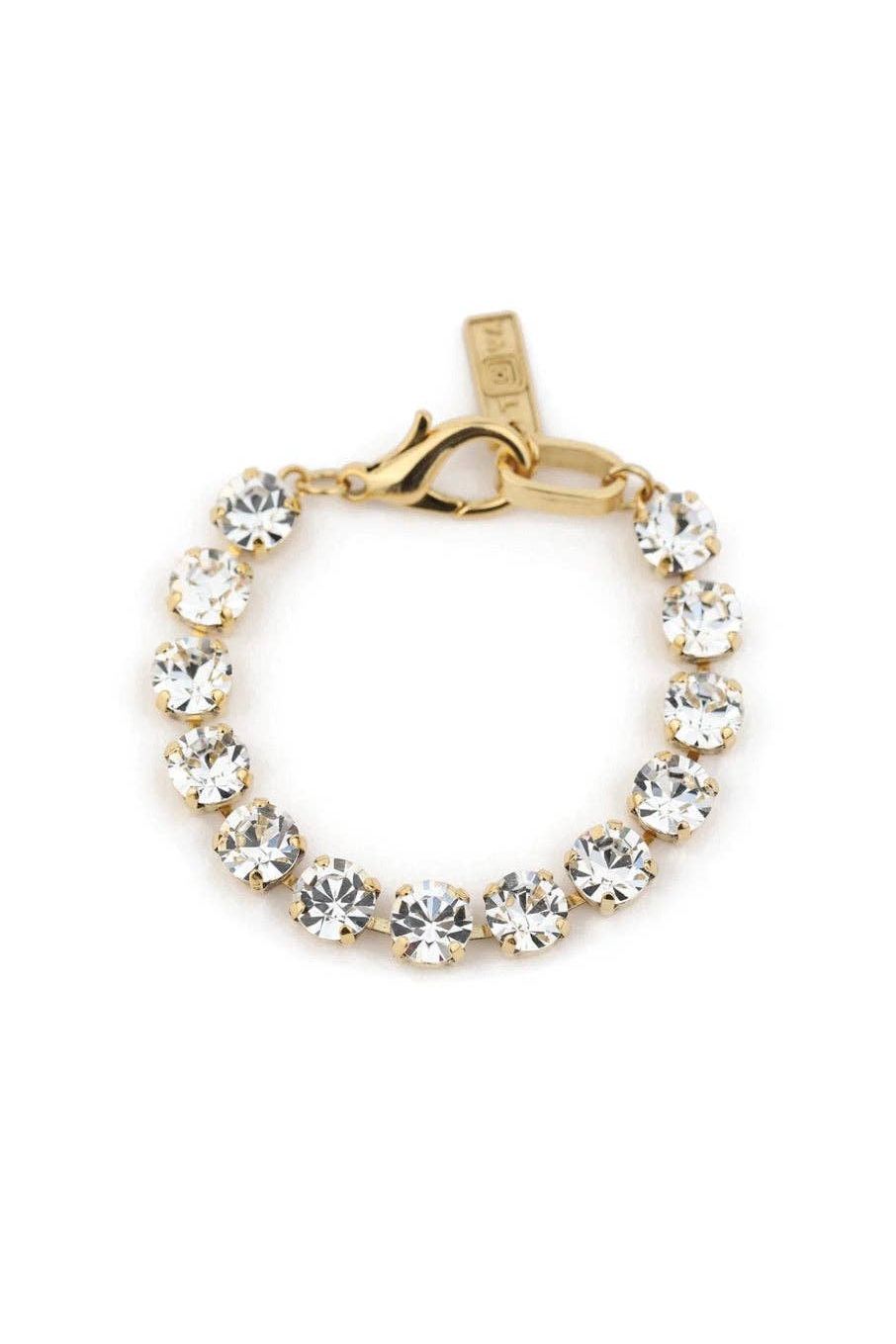 P Tova Izzy Bracelet Antique Gold/Clear