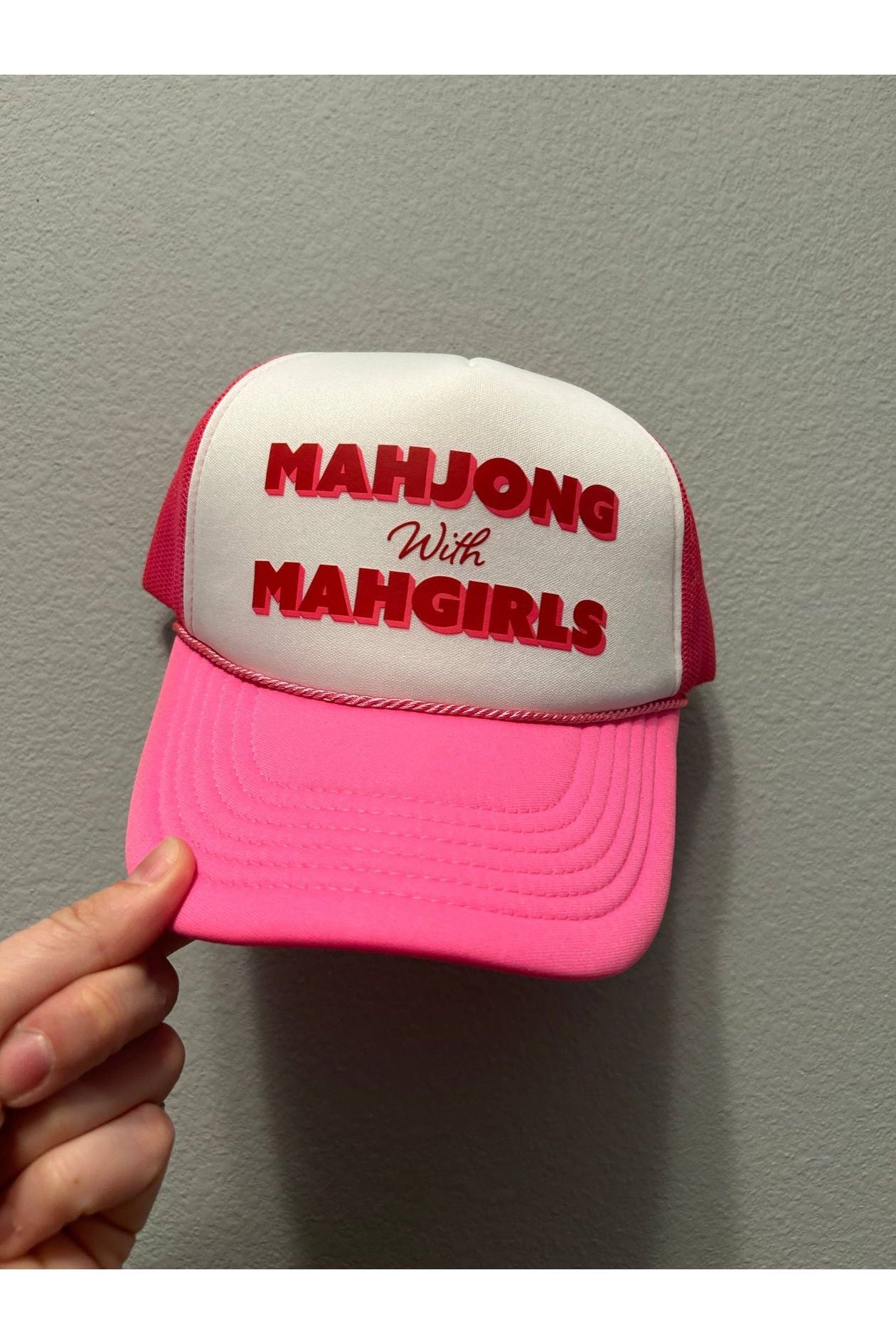 Mahjong with Mahgirls Trucker Hat | Mahj | Trending Hats