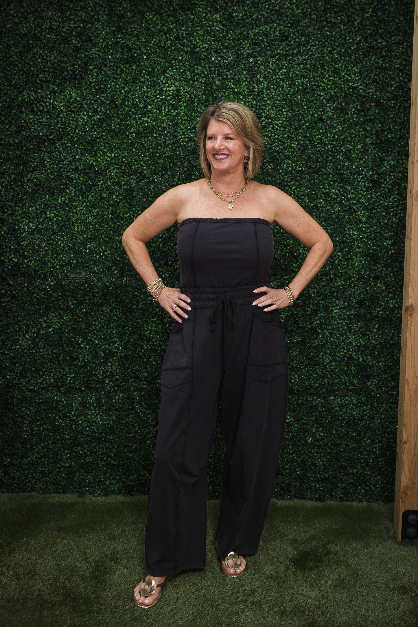 Greta Mineral Washed Jumpsuit