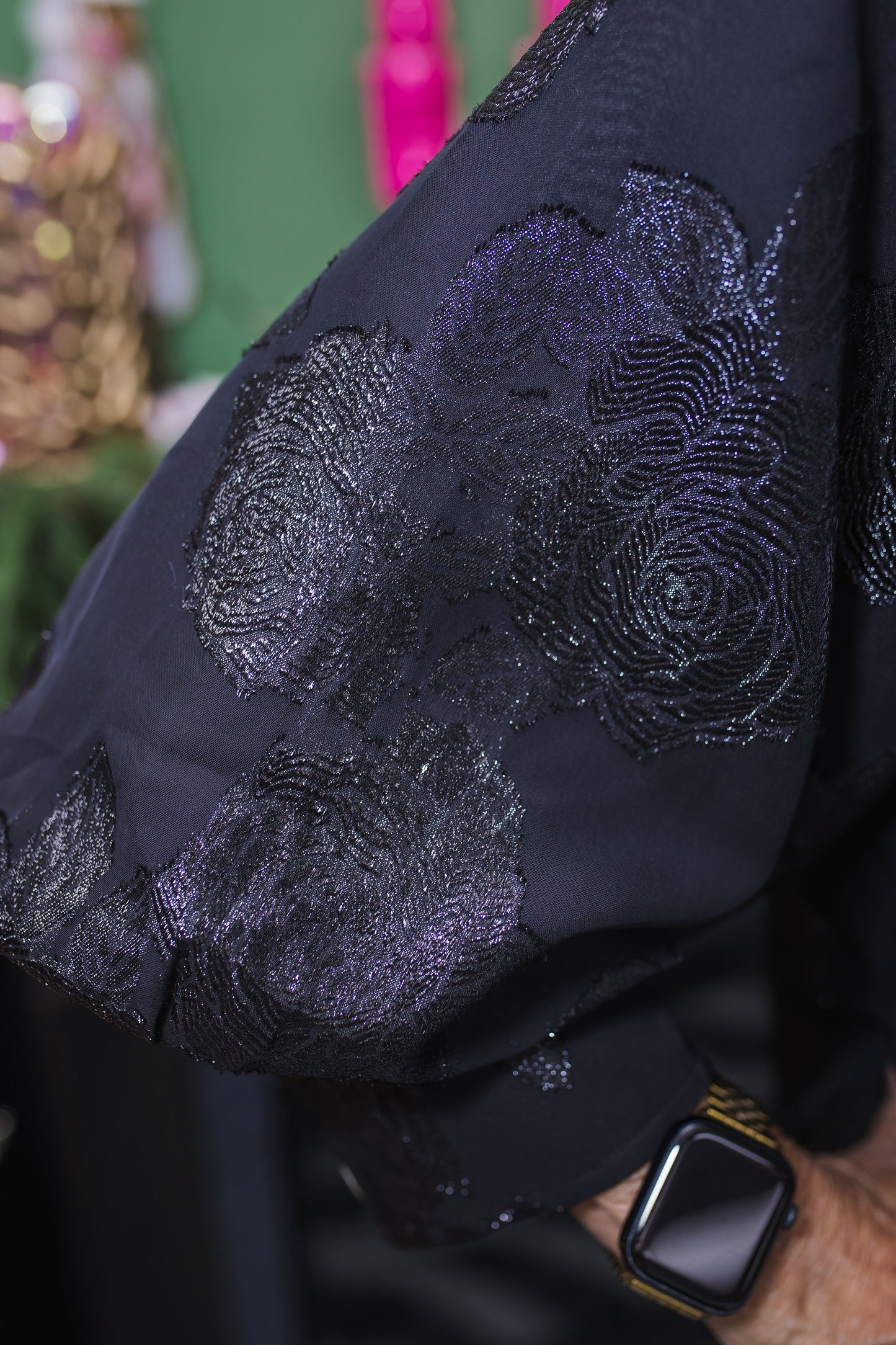 Metallic Meadow Blouse