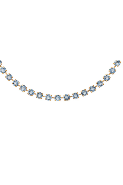 TOVA Sarina Necklace in Fairy Dust Unfoiled Light Sapphire