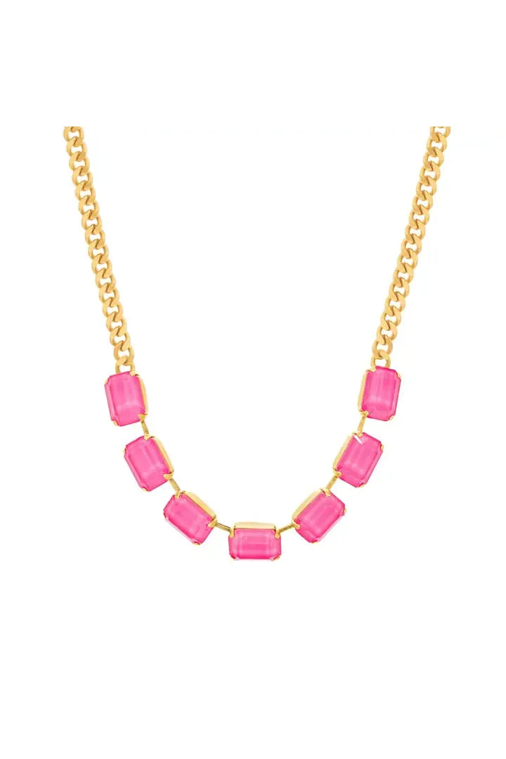 Tova Mini Jabari Necklace Ultra Fuchsia