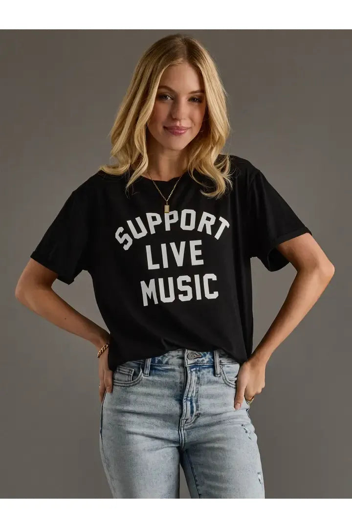 Support Live Music Tee