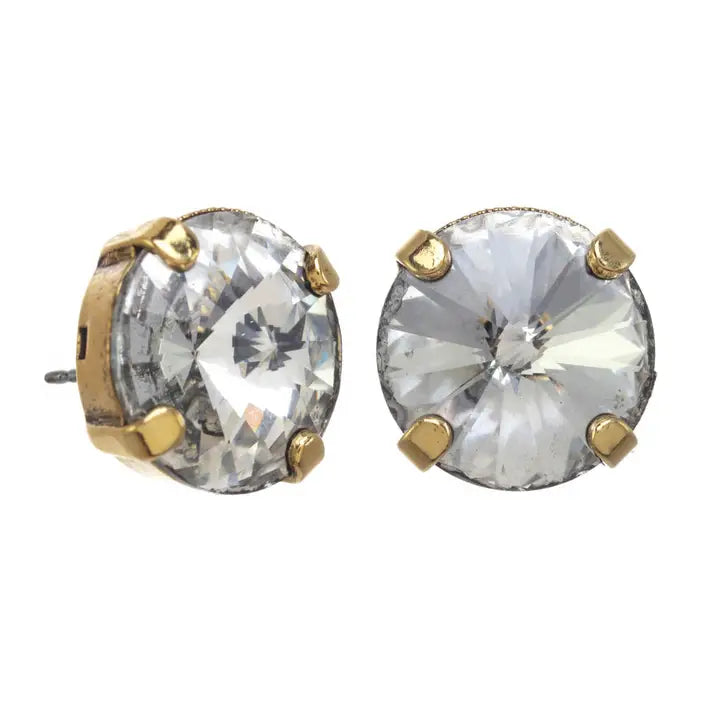 Tova The Basic Stud - Gold/Clear