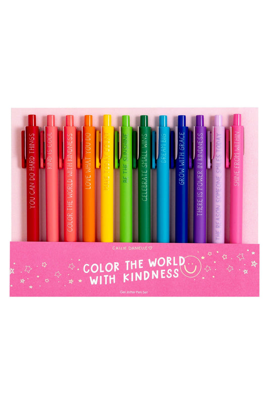 Color The World With Kindness Pen Set