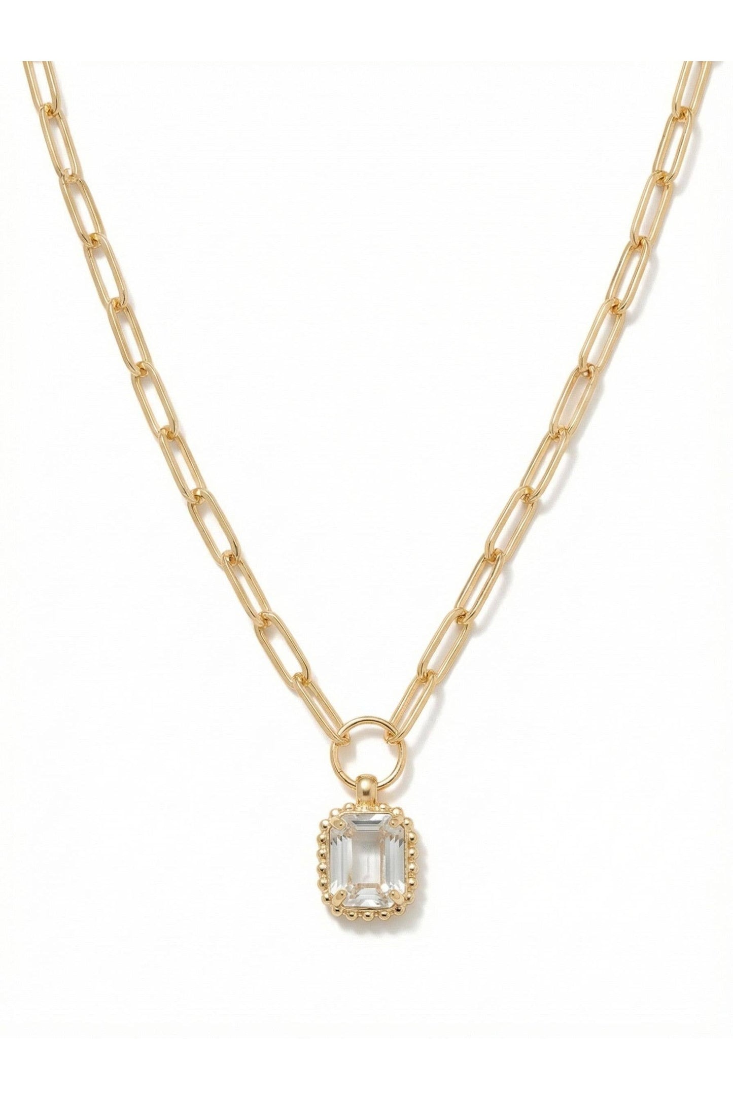 Octavia Scalloped Pendant Necklace