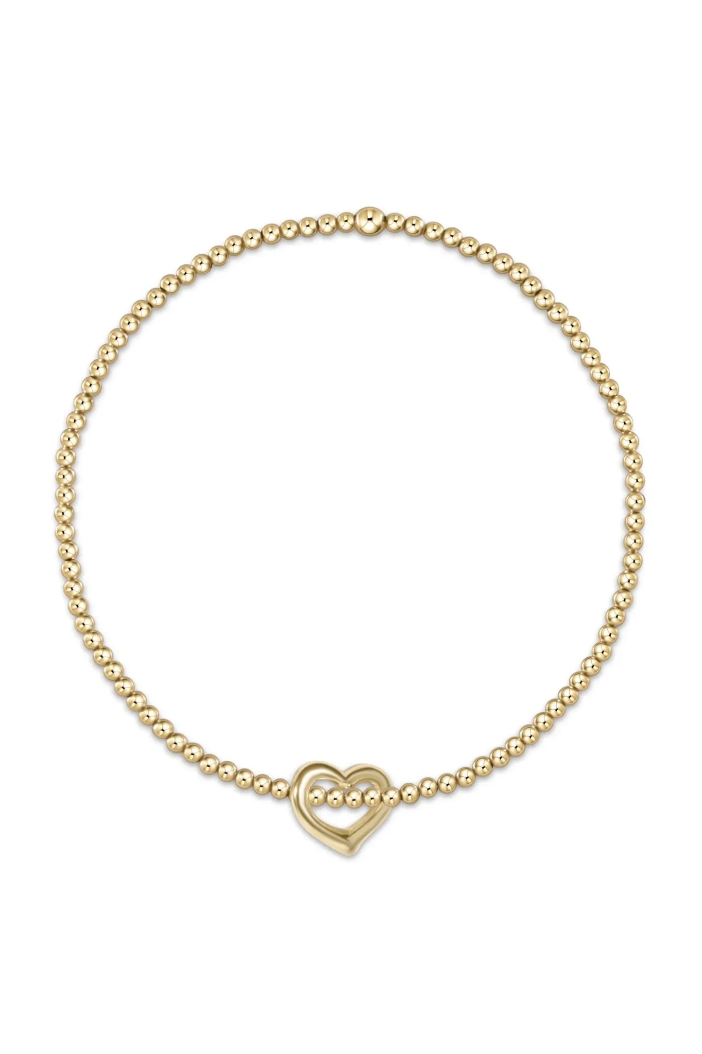 EN Classic Gold 2mm Love Small Charm ✔️