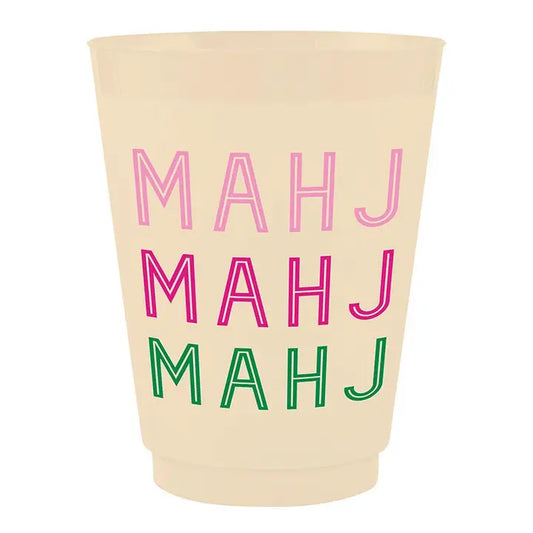 Mahj Frosted Party Cups