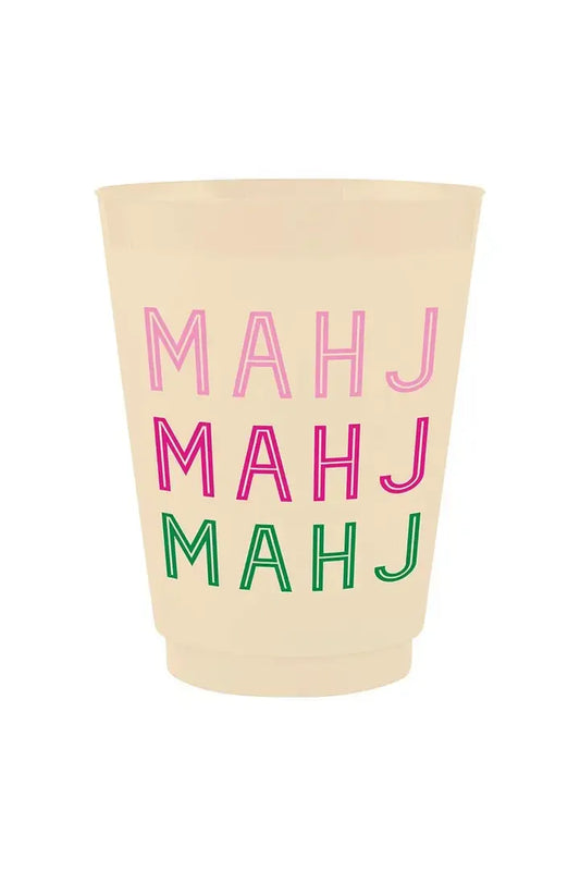 Mahj Frosted Party Cups