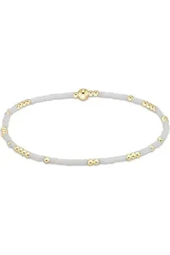 Hope Unwritten Bracelet - White