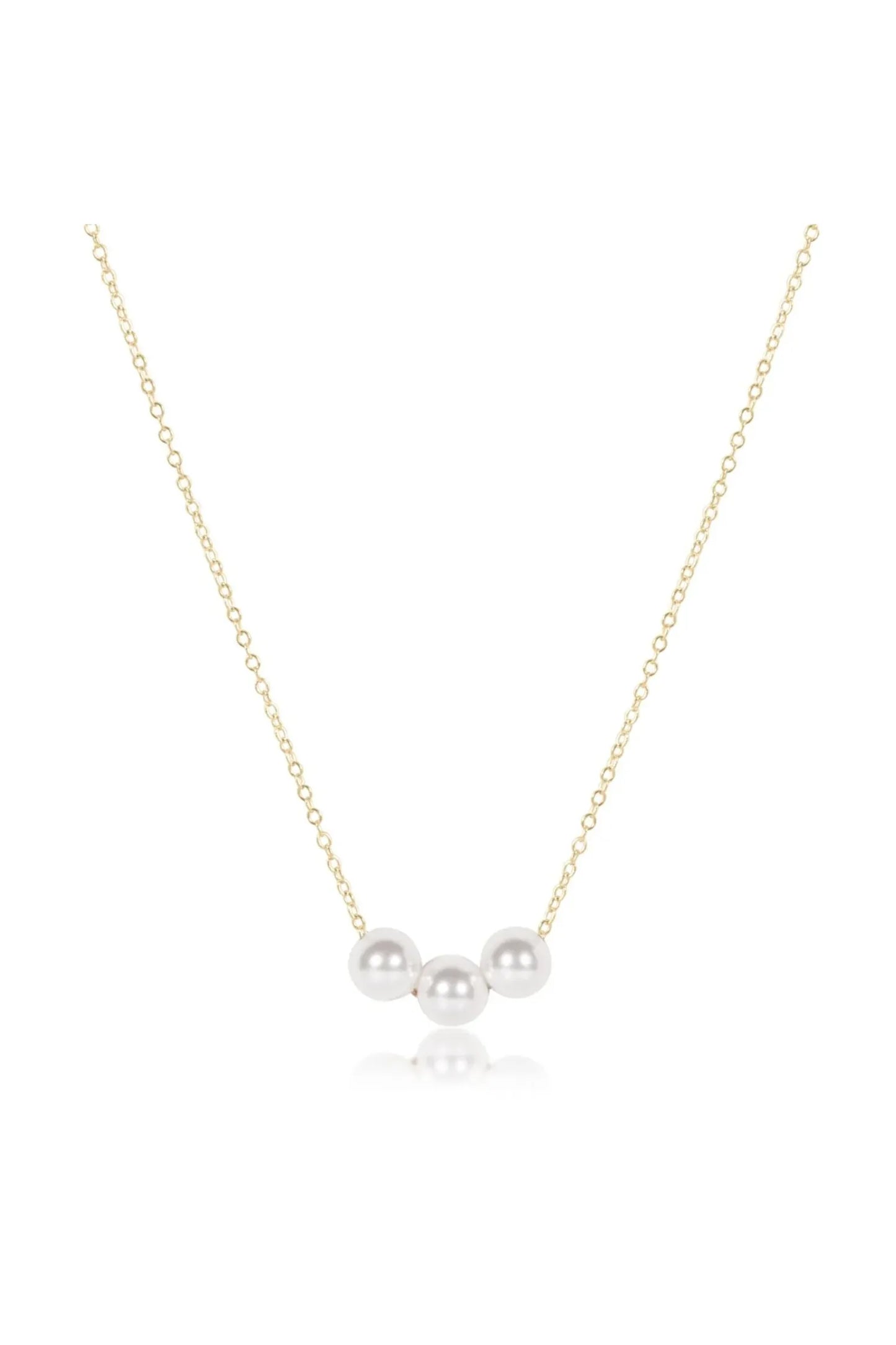 16" Necklace-Gold-Joy Pearl✔️