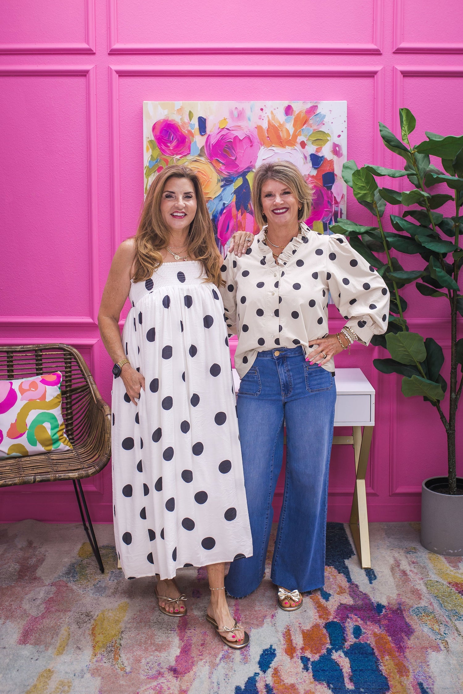 Denim & Dots
