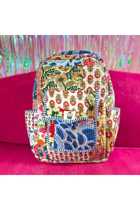 Wildflower Quilted Backpack