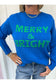 Merry & Bright Royal Sweater