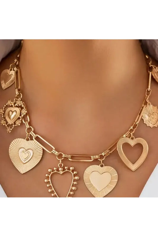 Casey Heart Charm Necklace