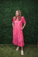 Dana Stripe Print Midi