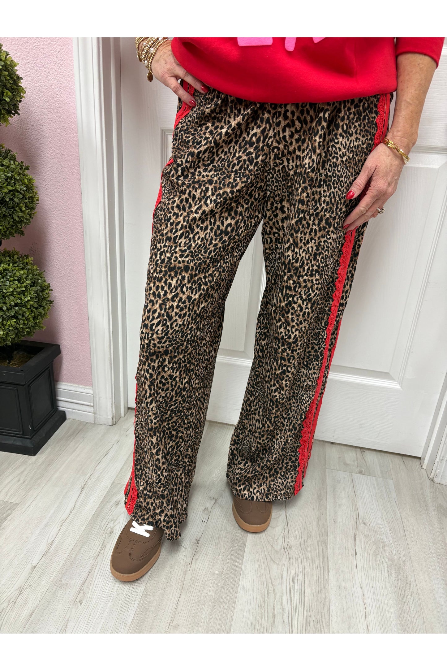 Lace & Leopard Sporty Pants