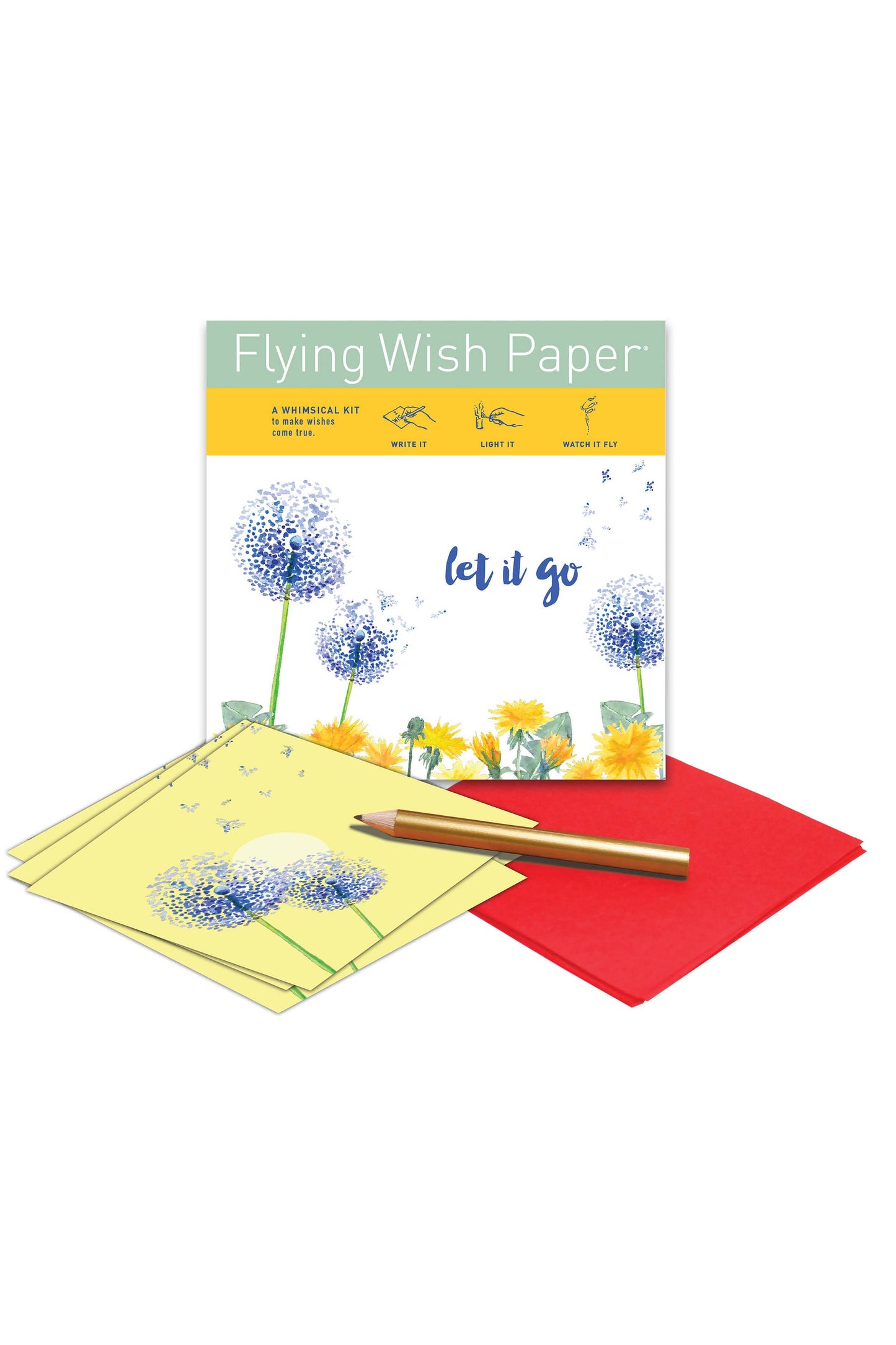 LET IT GO Wish Paper Kit | Self-Care Gift | Ritual Gift