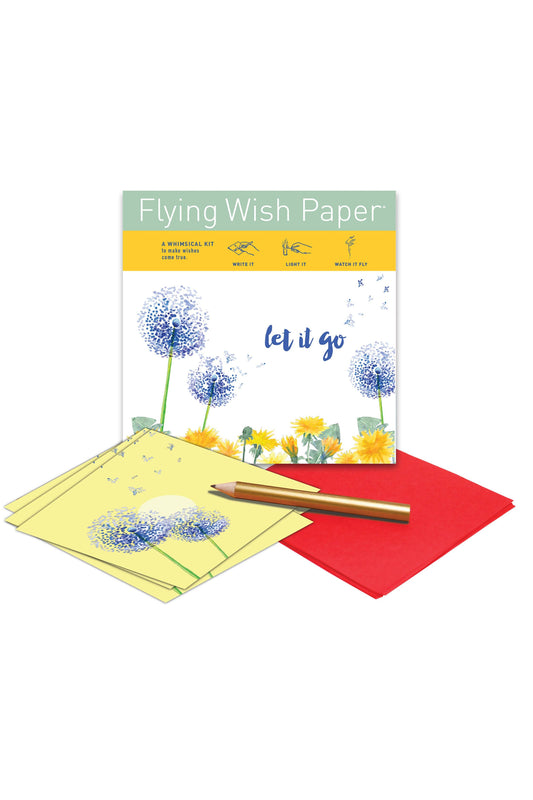LET IT GO Wish Paper Kit | Self-Care Gift | Ritual Gift