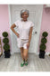 Alexis Pink Striped Breezy Shorts Set