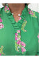 Tamra Green L/S Floral Blouse