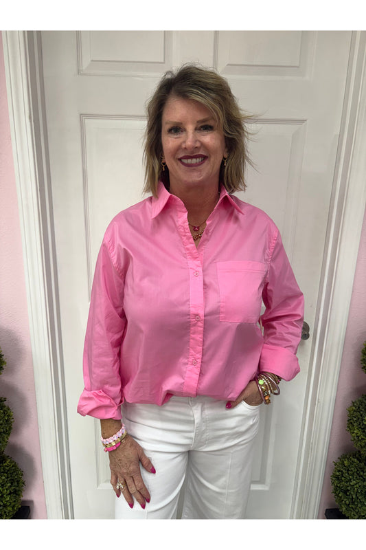 Classic Button Down Poplin Shirt