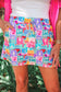 Postmarked In Paradise Skort