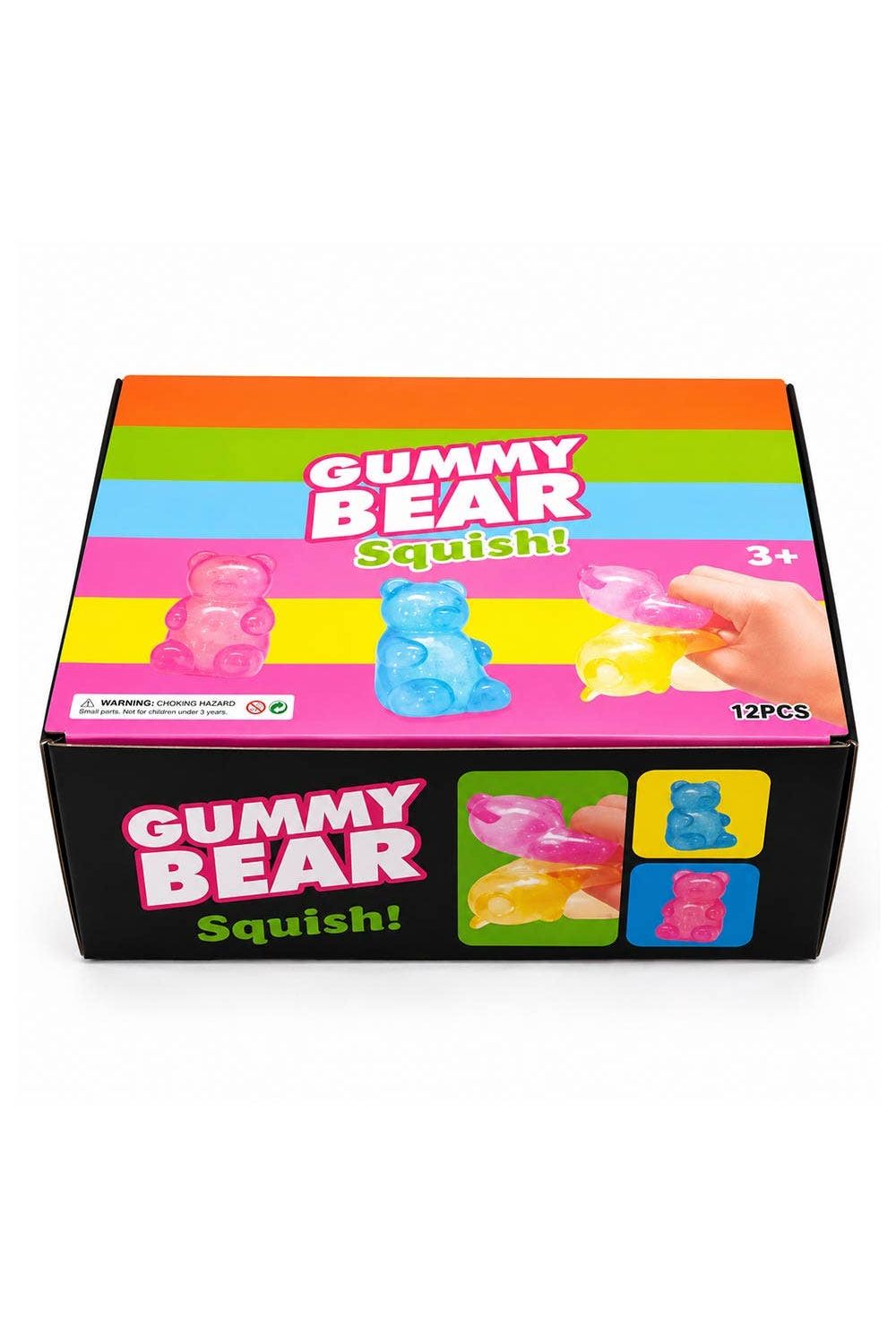 Glittered Gummy Bear Squeeze Stress Relief Toy