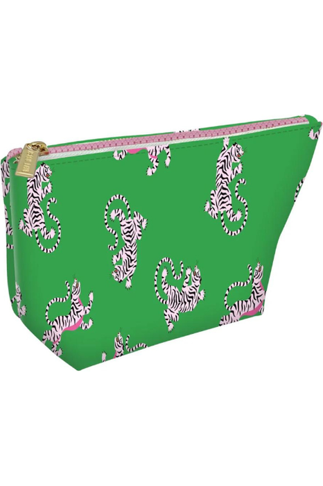 Green Tiger Cosmetic Bag