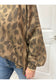 Animal Print Oversized Sweatshirt