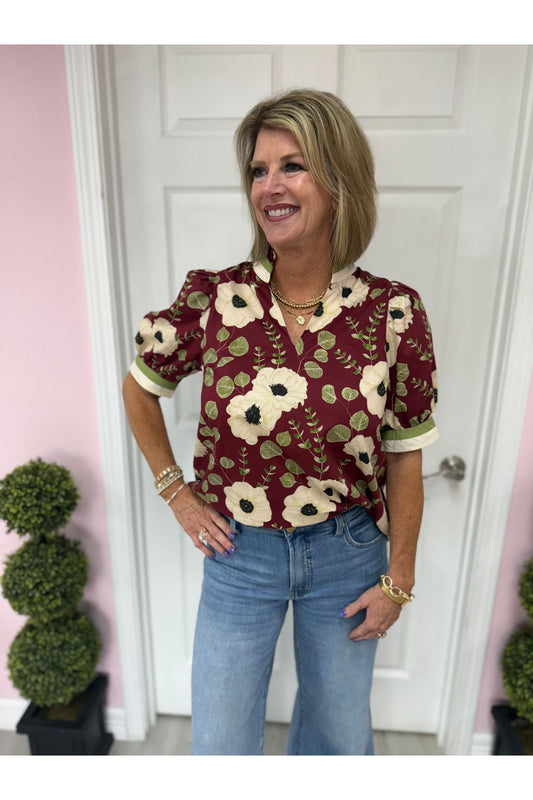 Kendall Floral VNeck