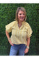 KFK Meg High Rise Wide Leg - Sunny