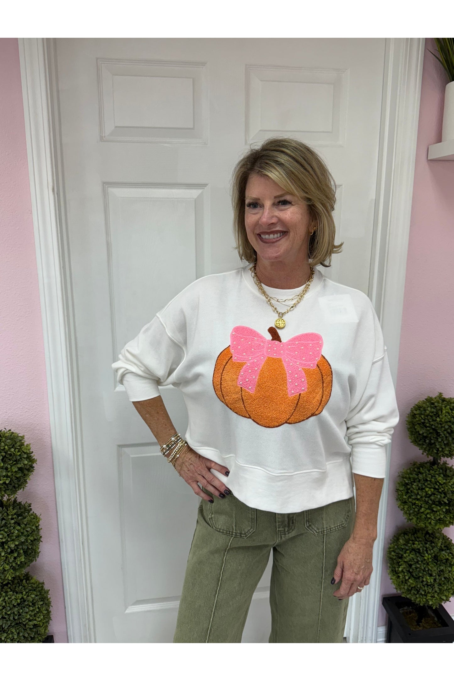 Pretty Pumpkin Relaxed Sweatshirt