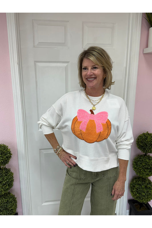 Pretty Pumpkin Relaxed Sweatshirt