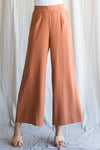 Solid Wide Leg Pant