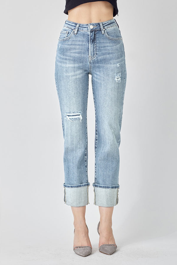 Risen High Rise Wide Leg Jean