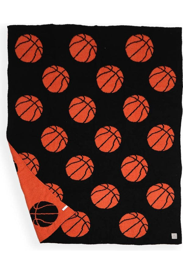 Basketball Printed Cozy Soft Throw Blanket