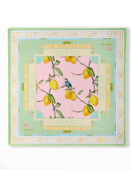 OH MY MAHJONG  Citrus Songbird Mat