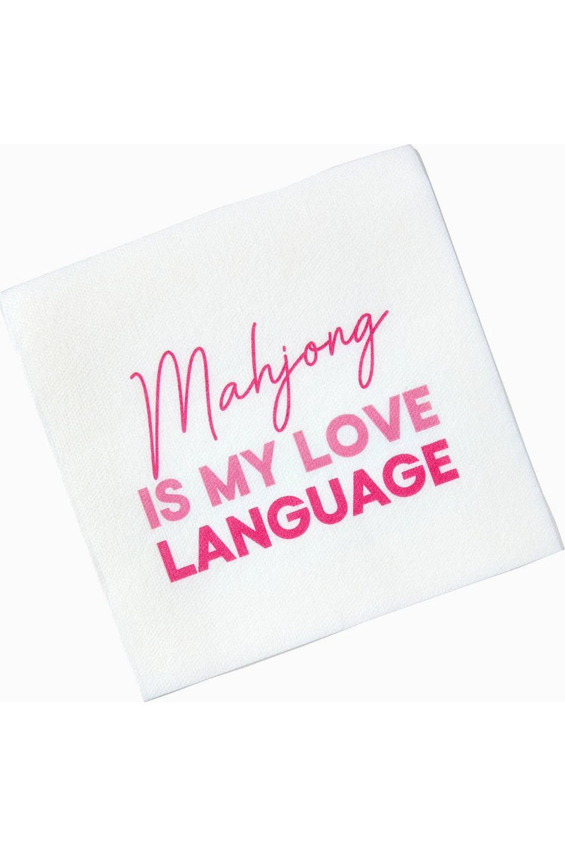 OH MY MAHJONG Love Language Napkins