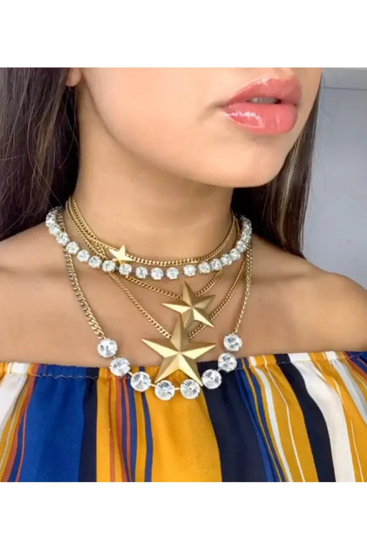 Tova Brazil 3 Star Necklace