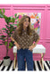Laney Polka Dot Collared Shirt Top