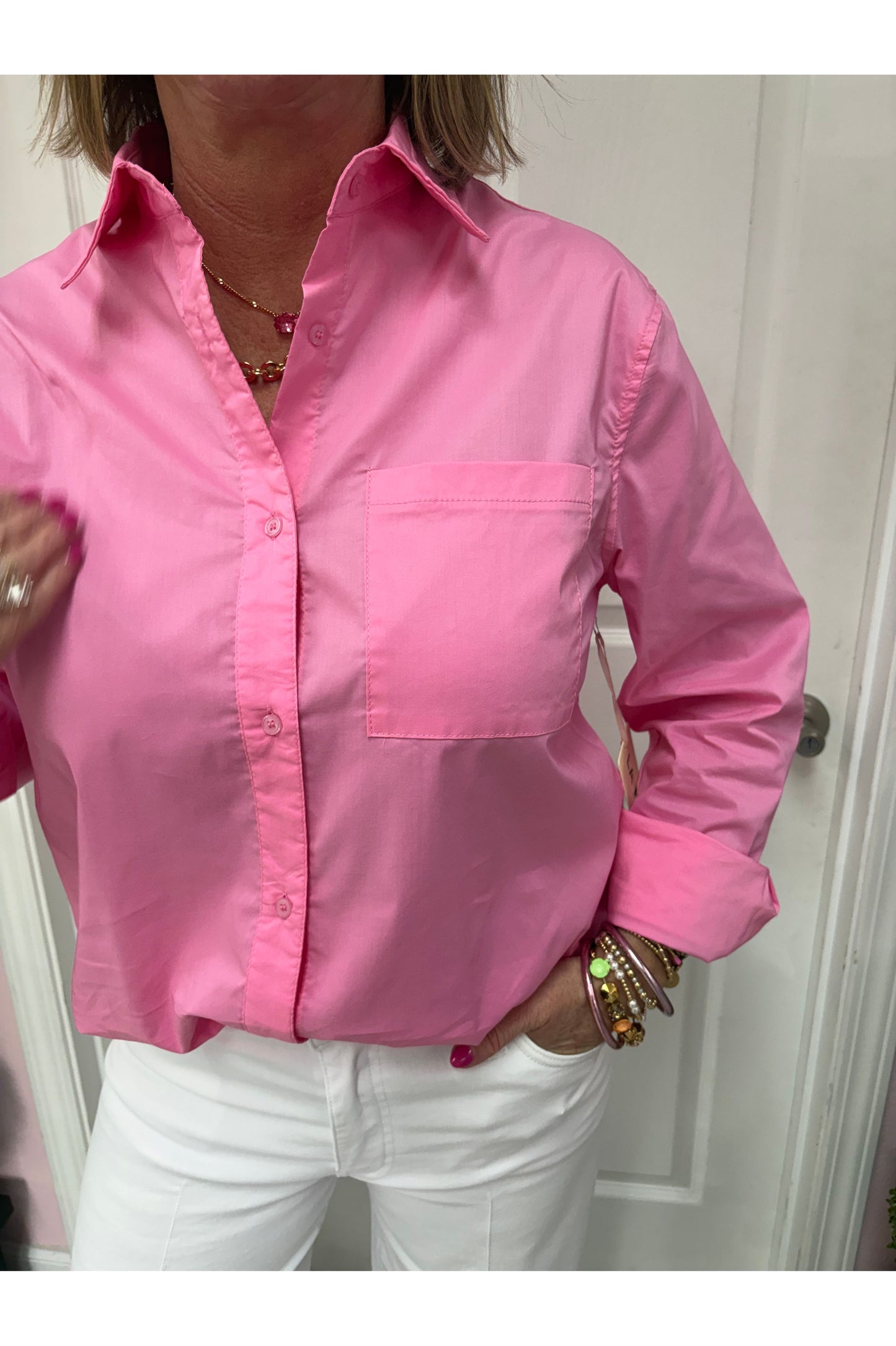 Classic Button Down Poplin Shirt