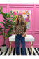 Laney Polka Dot Collared Shirt Top