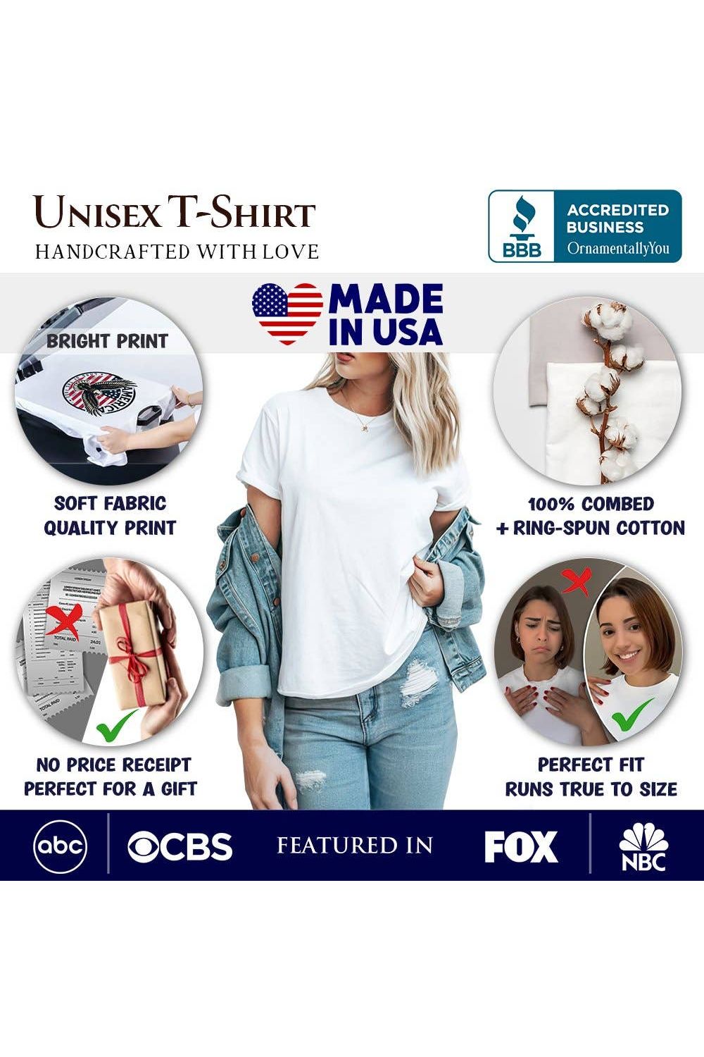 Happy 250th  America Doodle T-Shirt