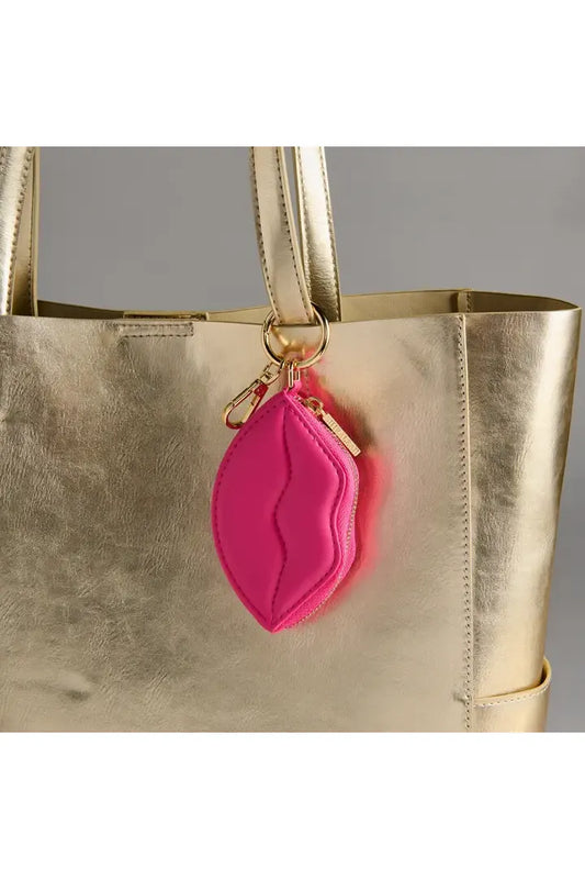 Kisses Zip Pouch Bag Charm