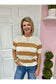 Camel Striped Sweater