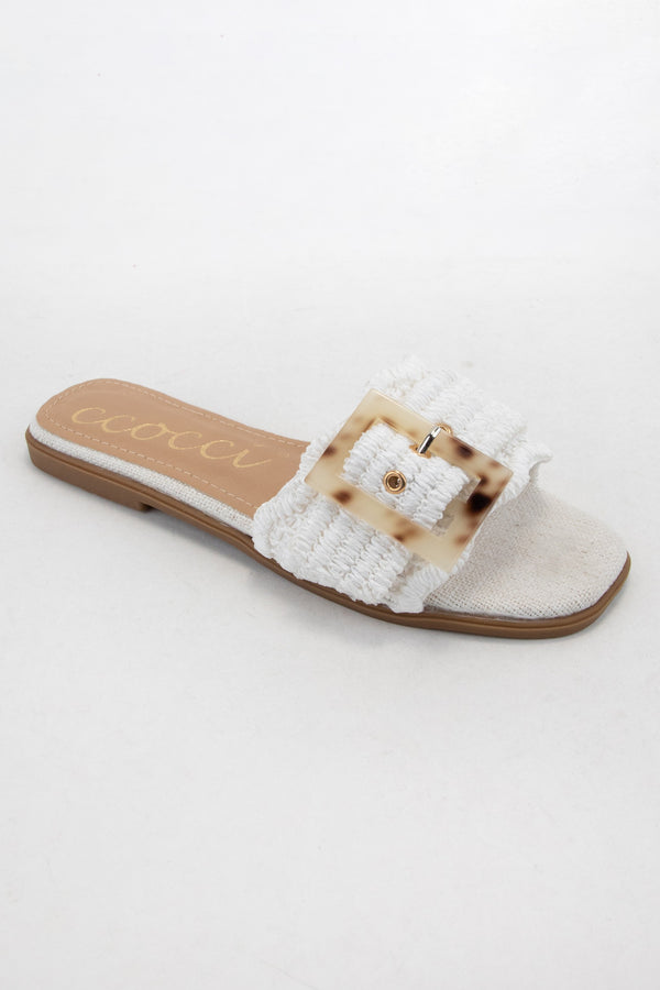 Leslie  White Sandal